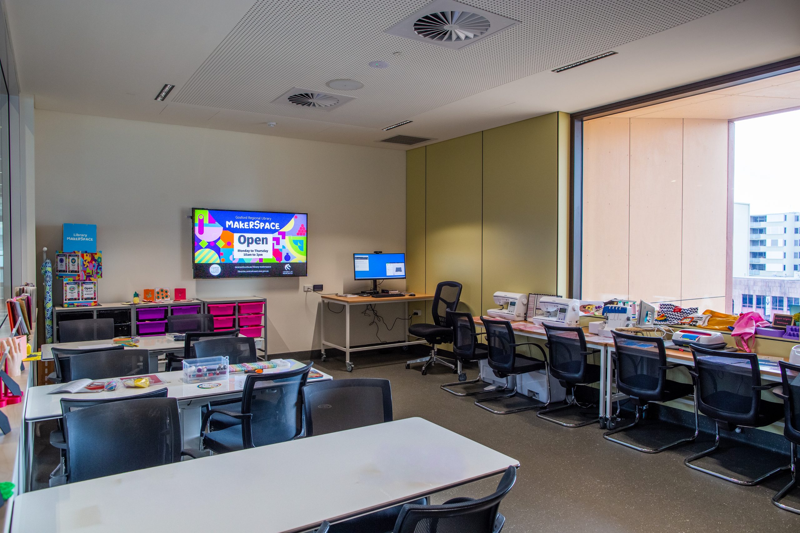 A photo of the completed Gosford Regional Library | North Construction