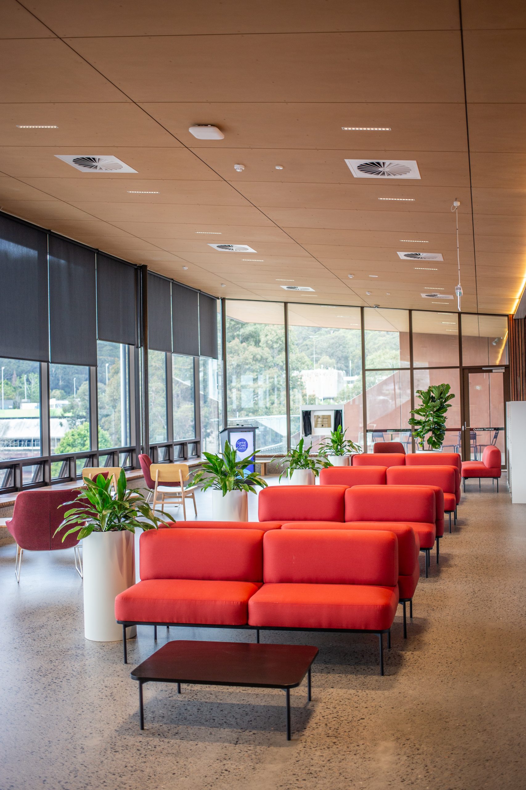 A photo of the completed Gosford Regional Library | North Construction