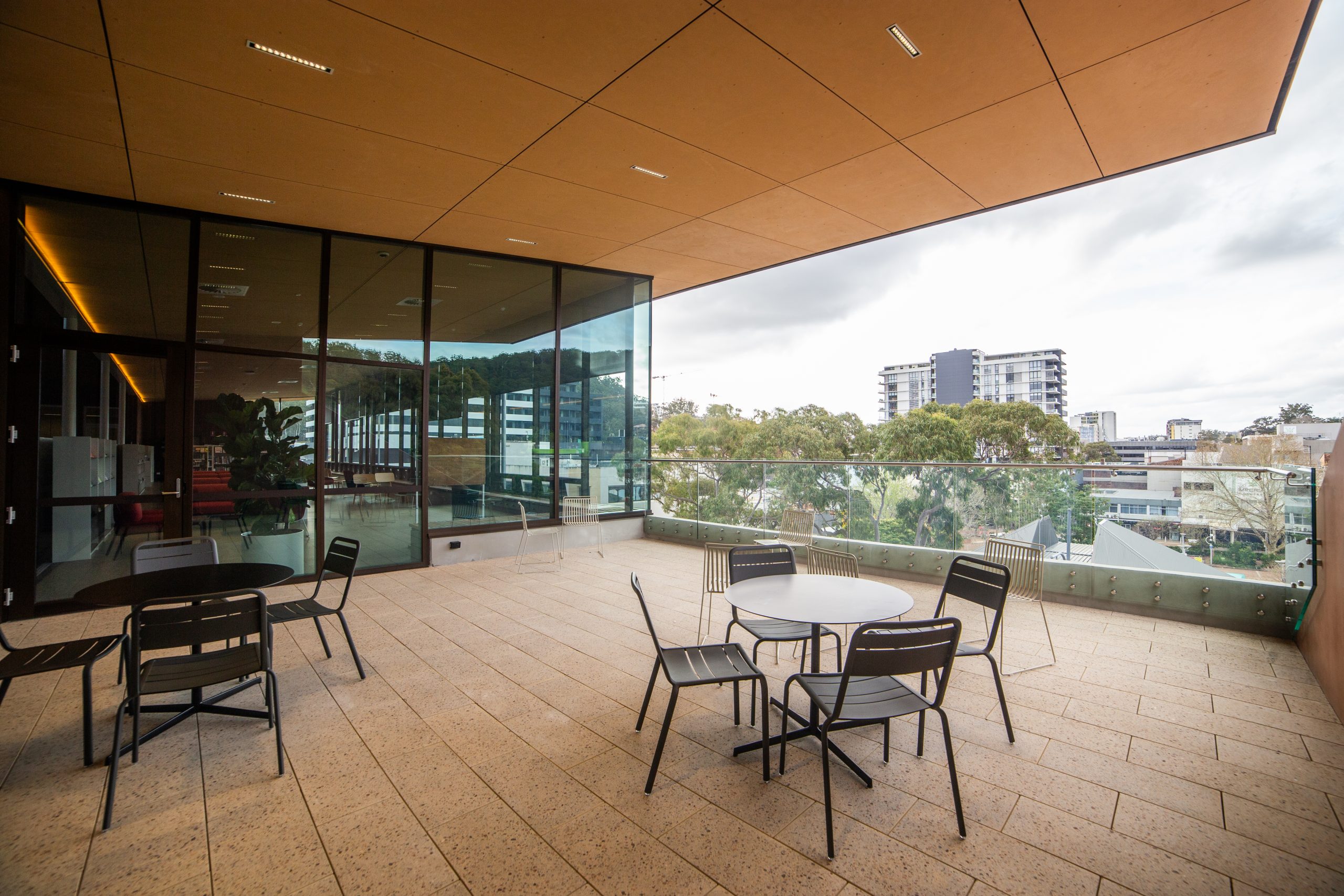 A photo of the completed Gosford Regional Library | North Construction