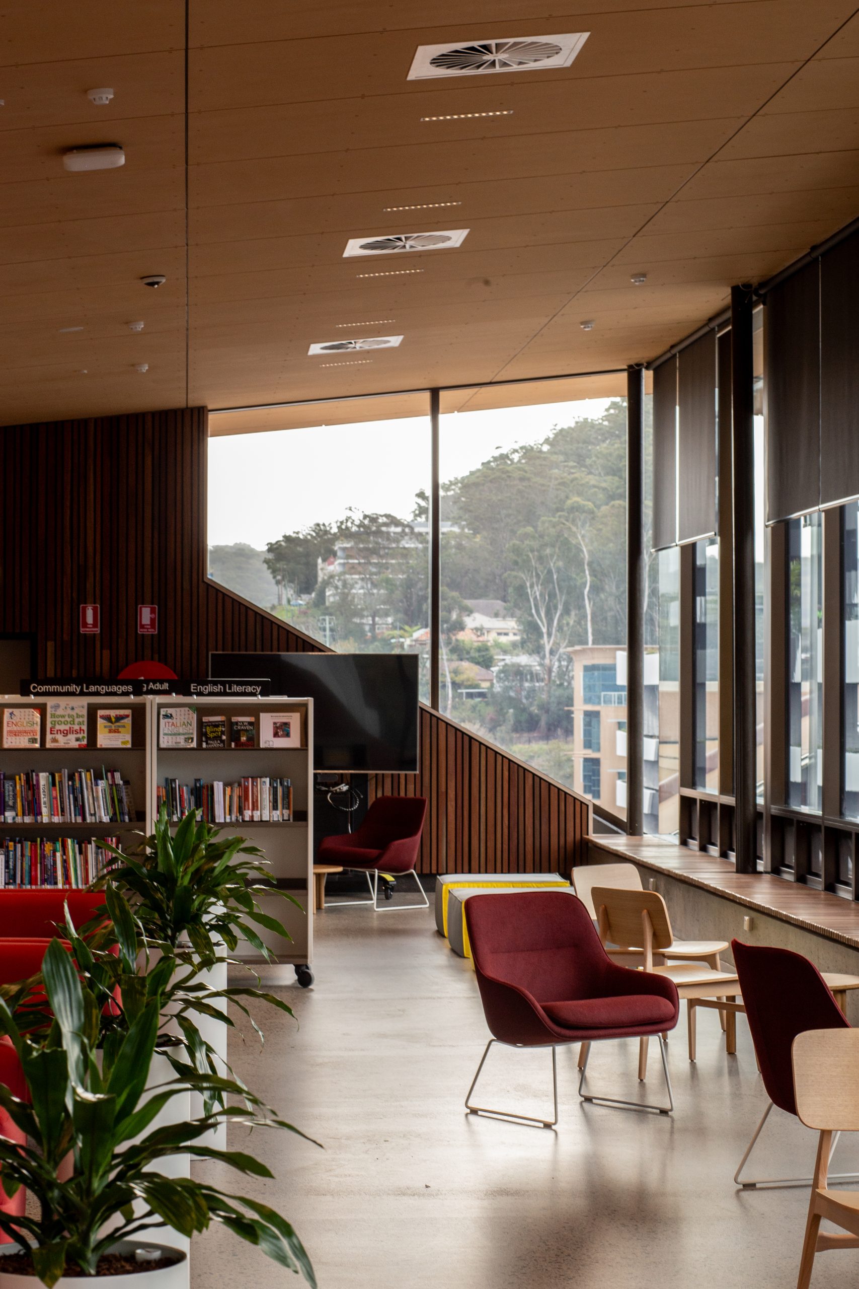 A photo of the completed Gosford Regional Library | North Construction