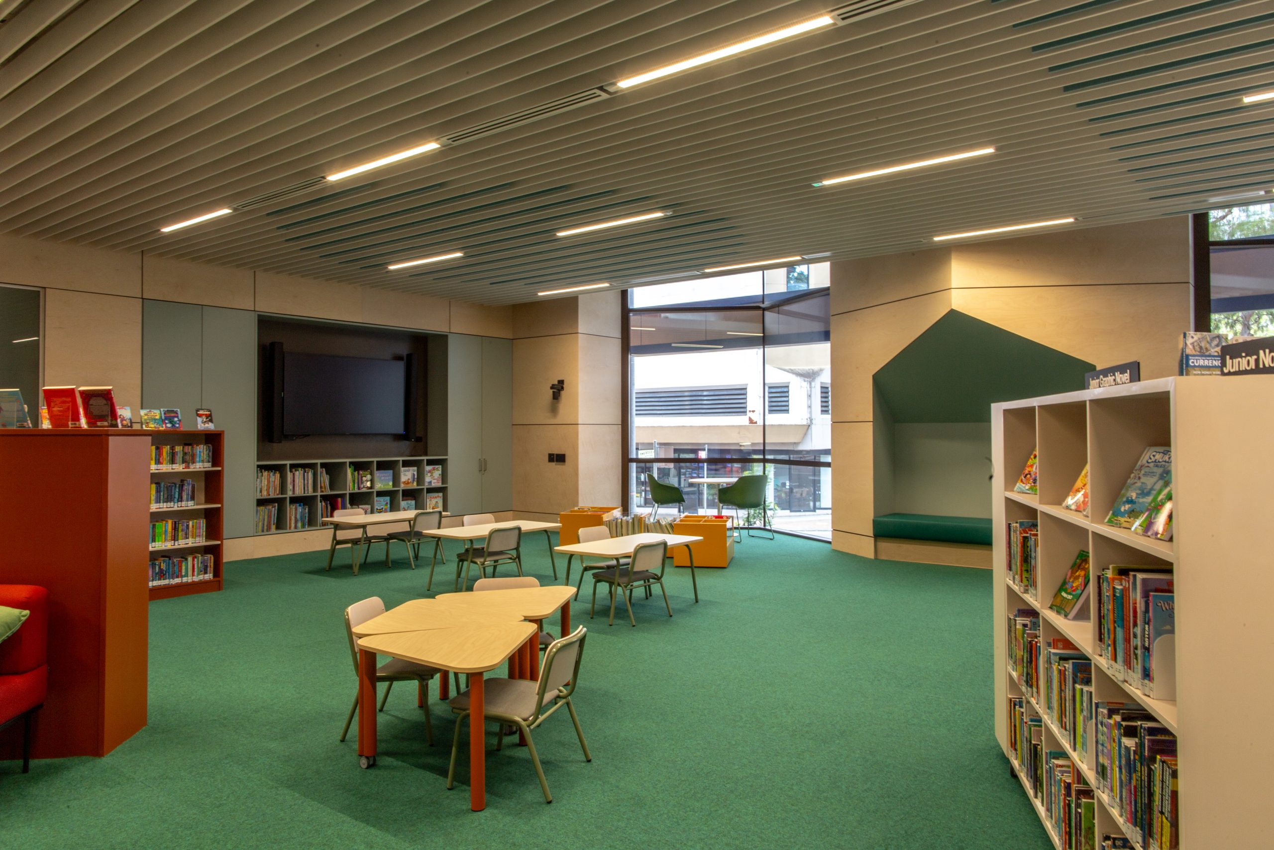 A photo of the completed Gosford Regional Library | North Construction