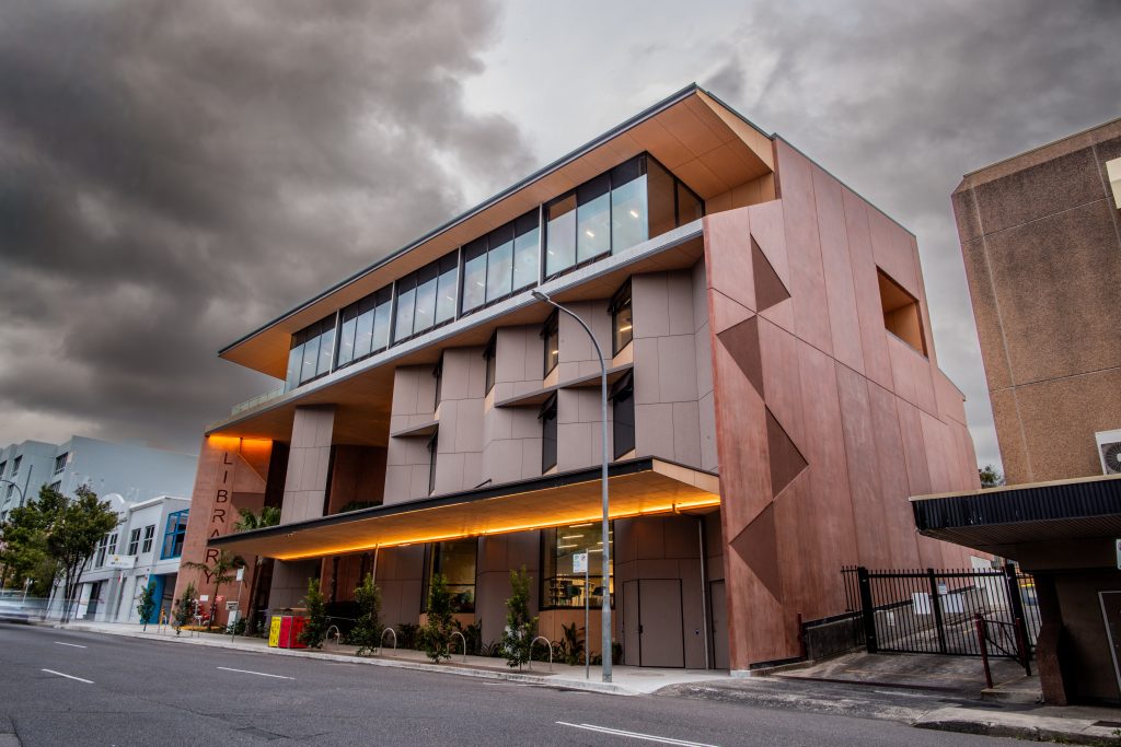 A photo of the completed Gosford Regional Library | North Construction