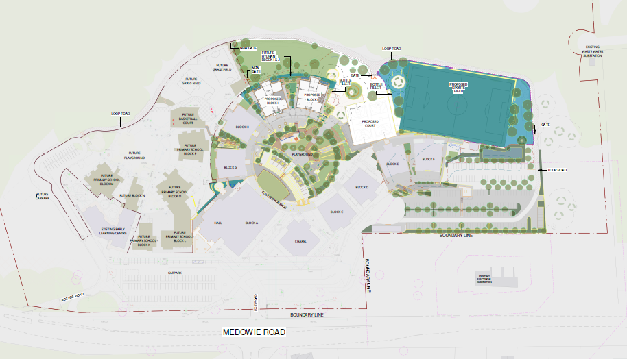 Site Plan for Education Precinct Development | CMCC Central Coast