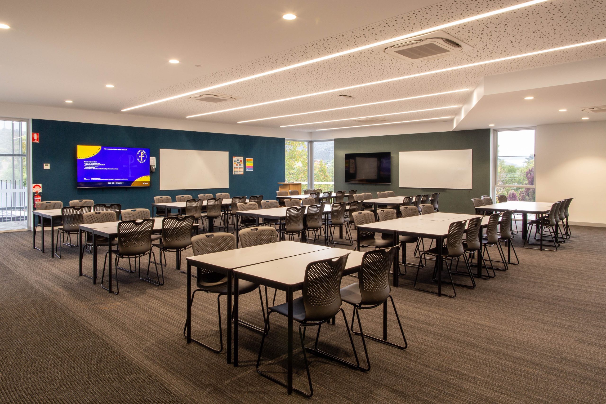 Completion photos of McCarthy College | North Construction