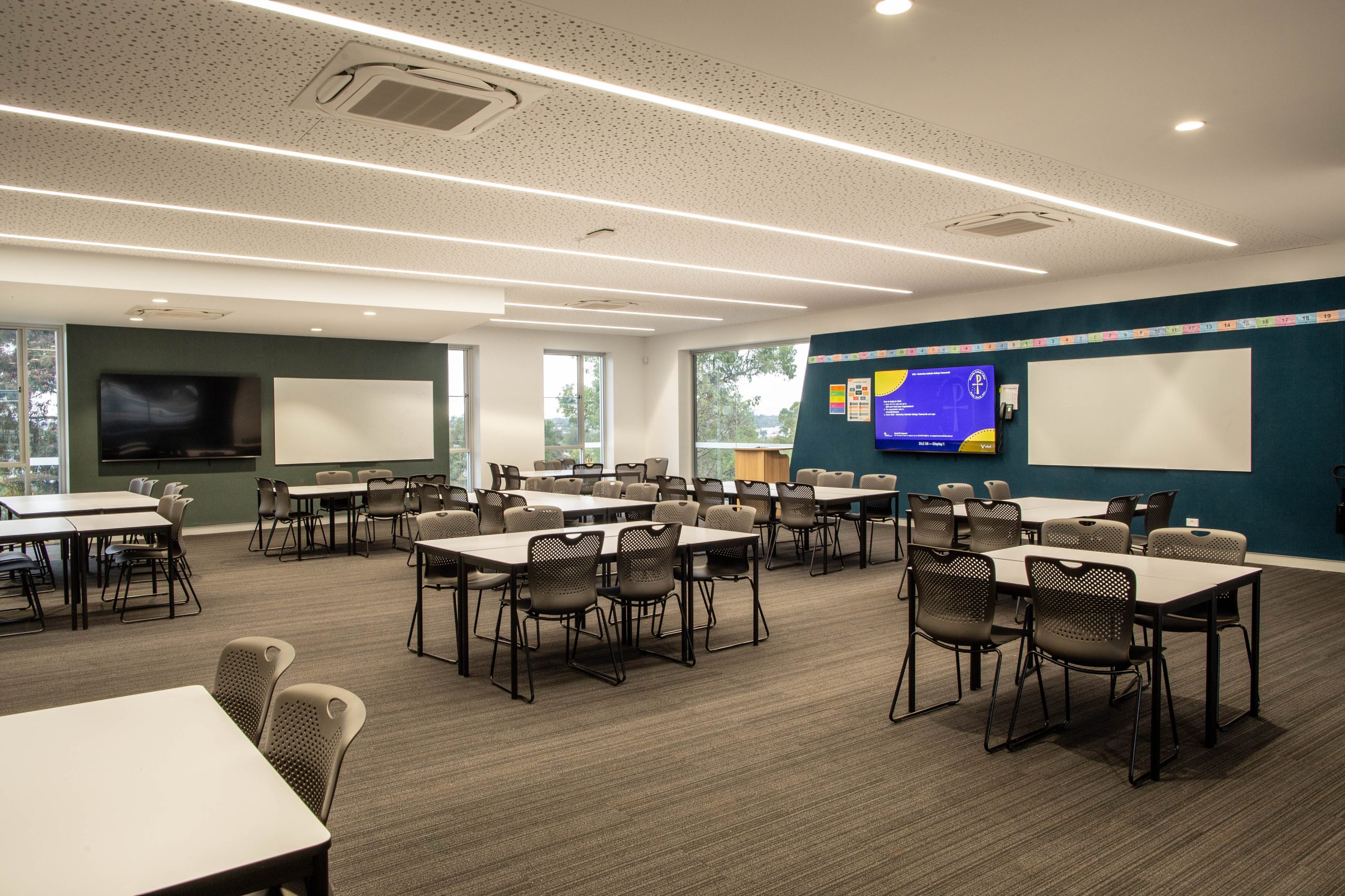 Completion photos of McCarthy College | North Construction