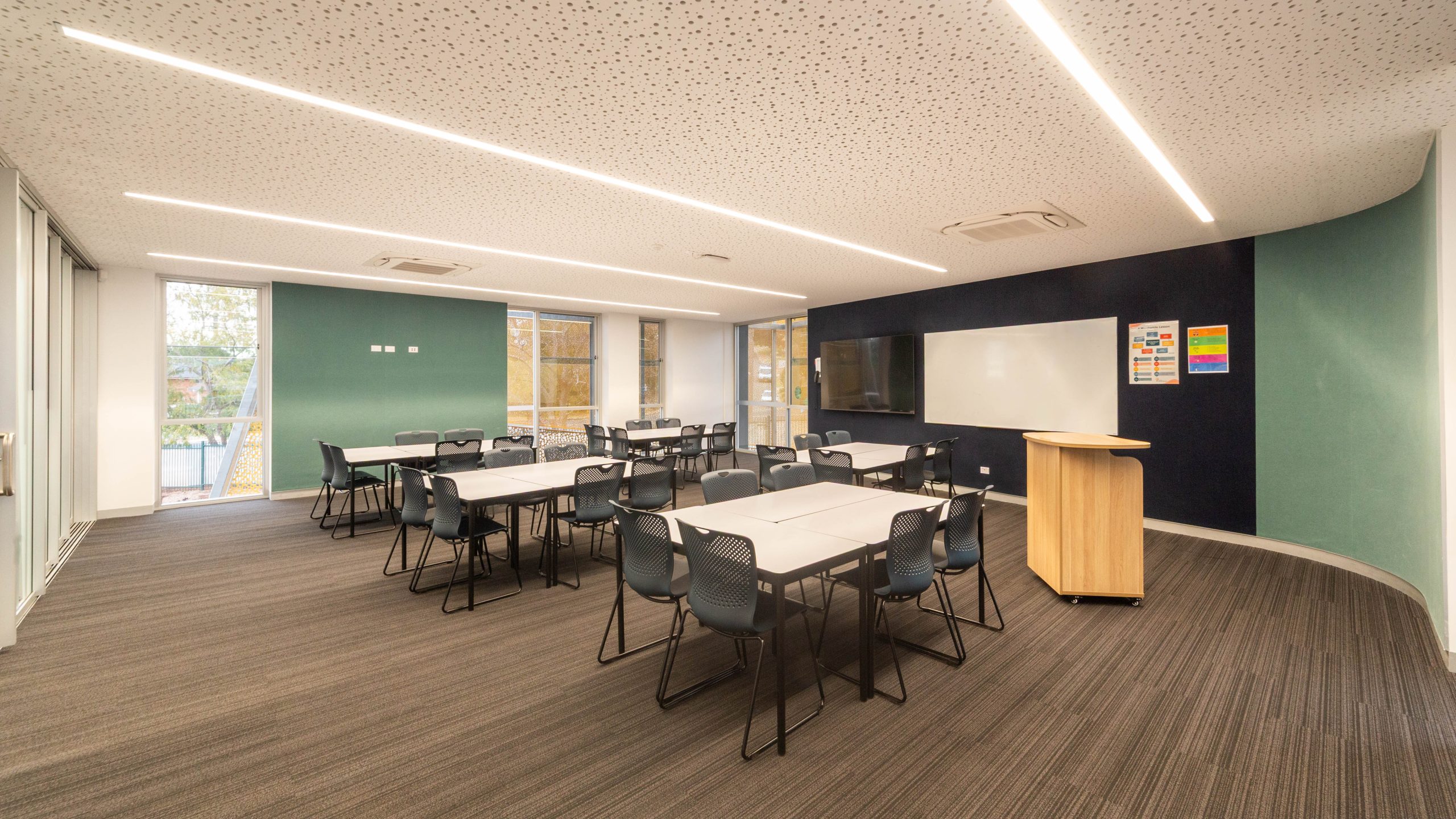 Completion photos of McCarthy College | North Construction