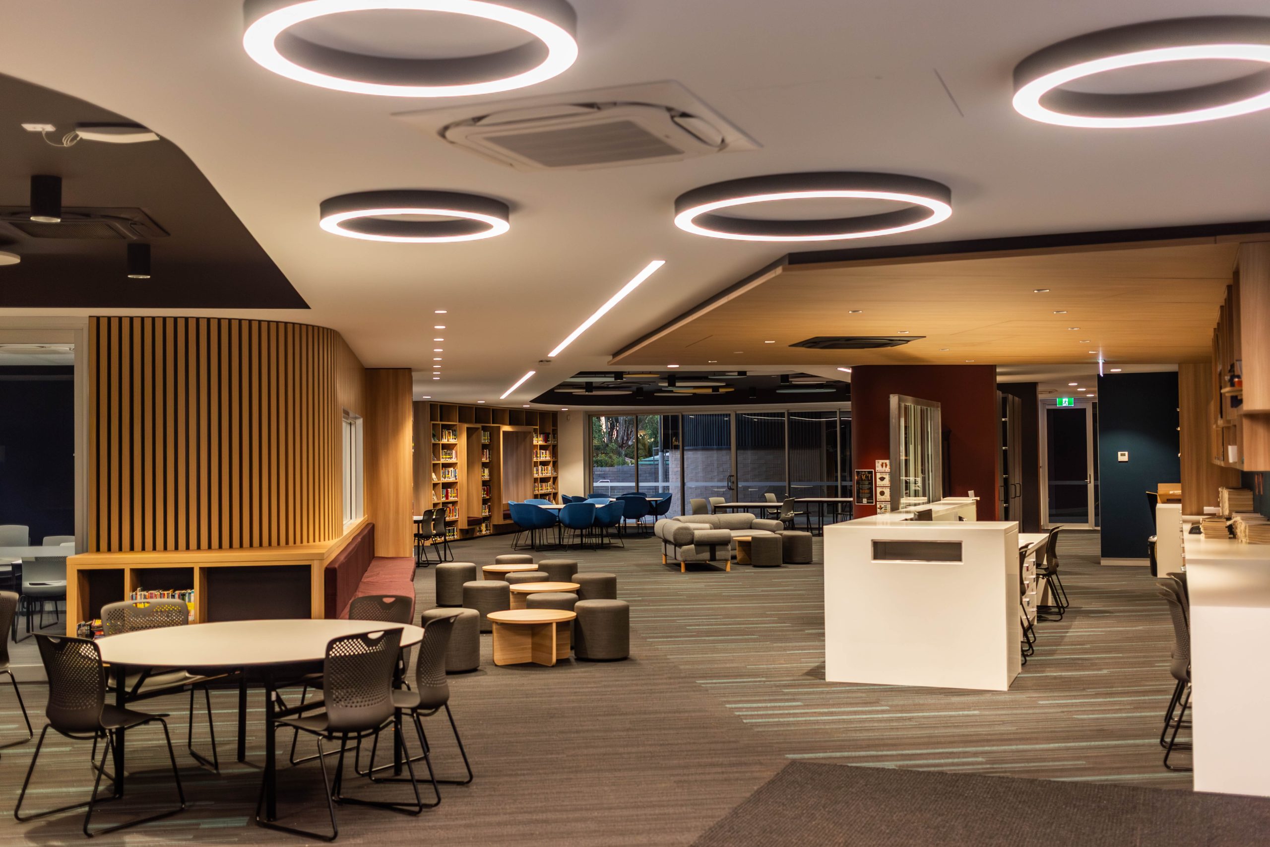 Completion photos of McCarthy College | North Construction