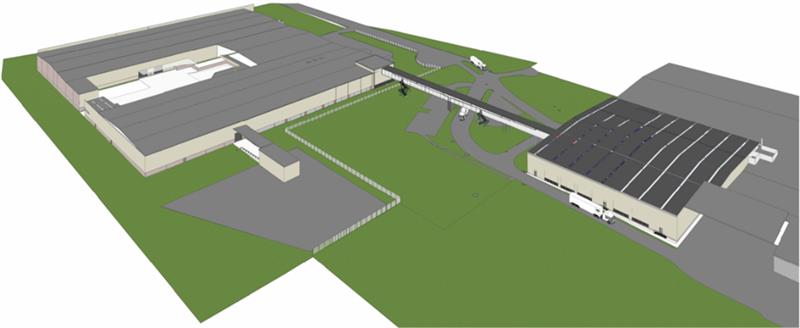 A render of the Sanitarium Conveyor Bridge | North Construction