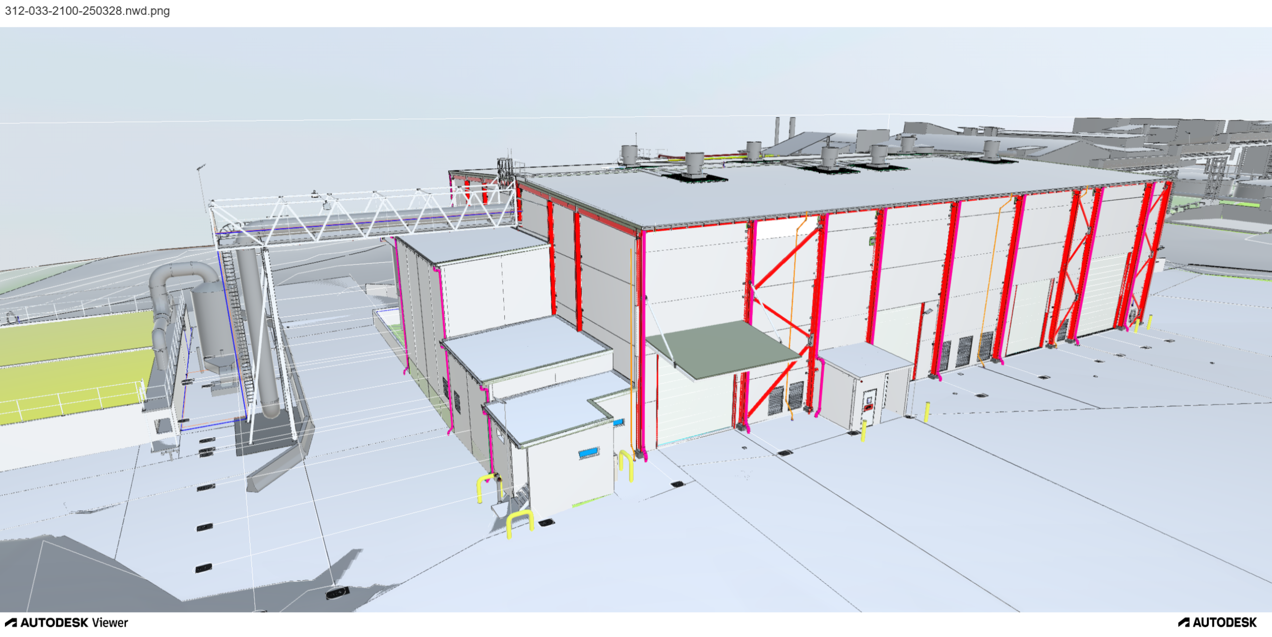 A render of Bindaree Rendering Plant