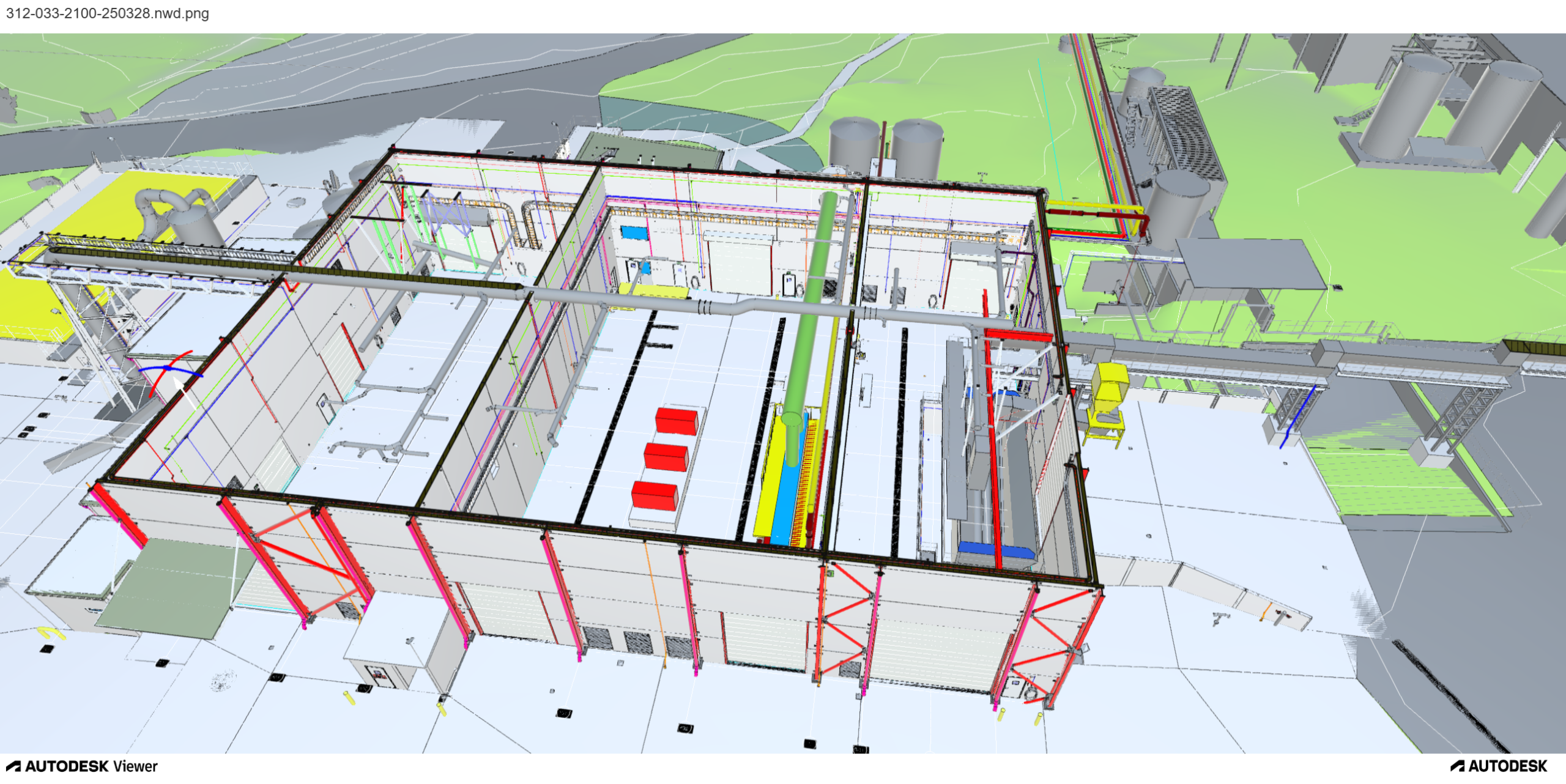 A render of Bindaree Rendering Plant