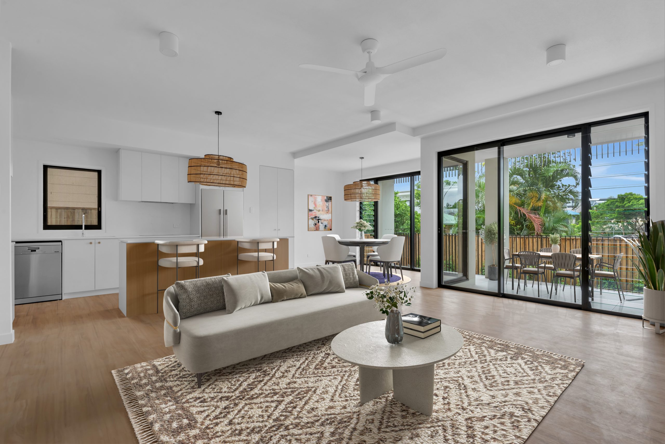 Completed images of the Ashgrove Residence, Madigoo | North Construction
