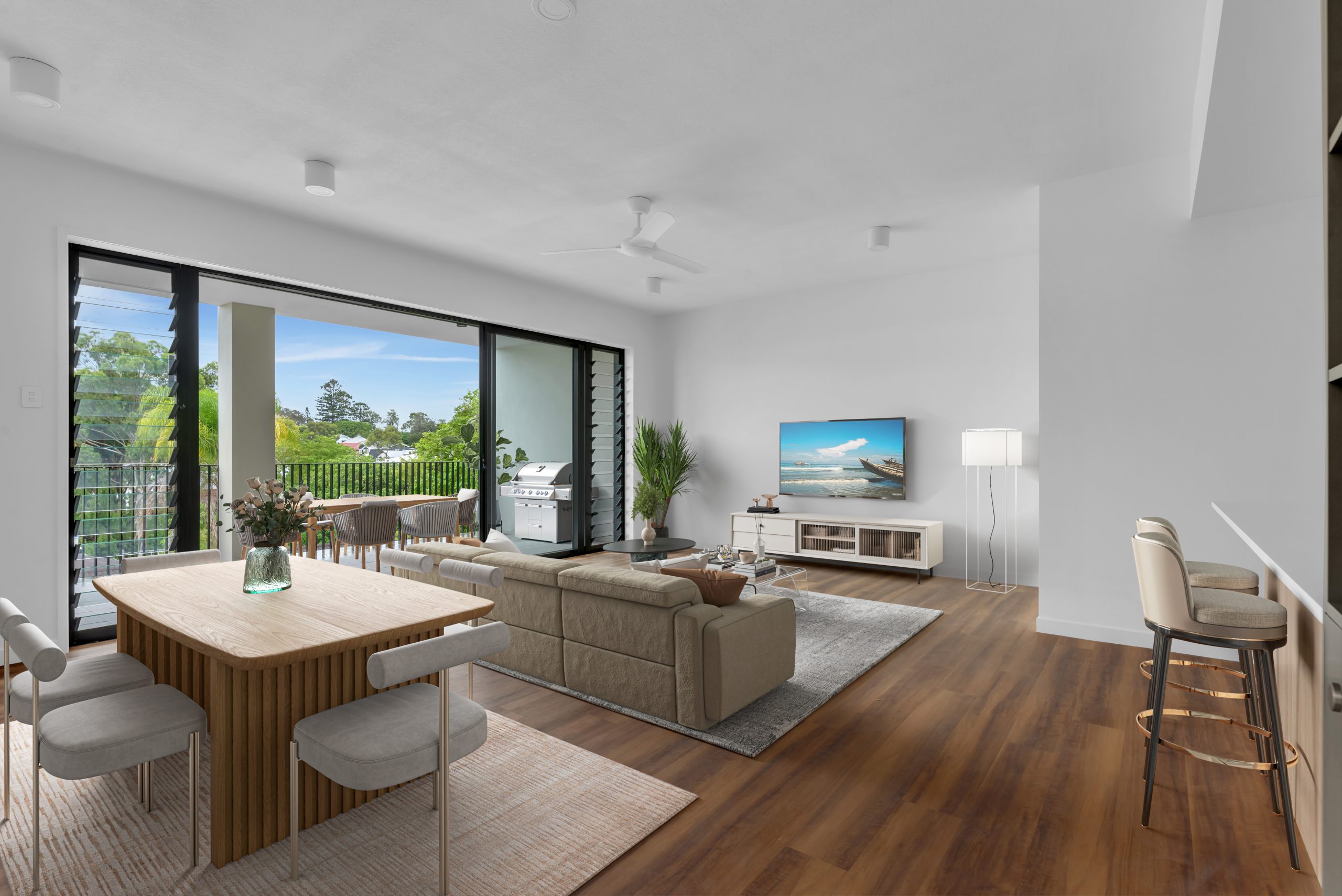 Completed images of the Ashgrove Residence, Madigoo | North Construction