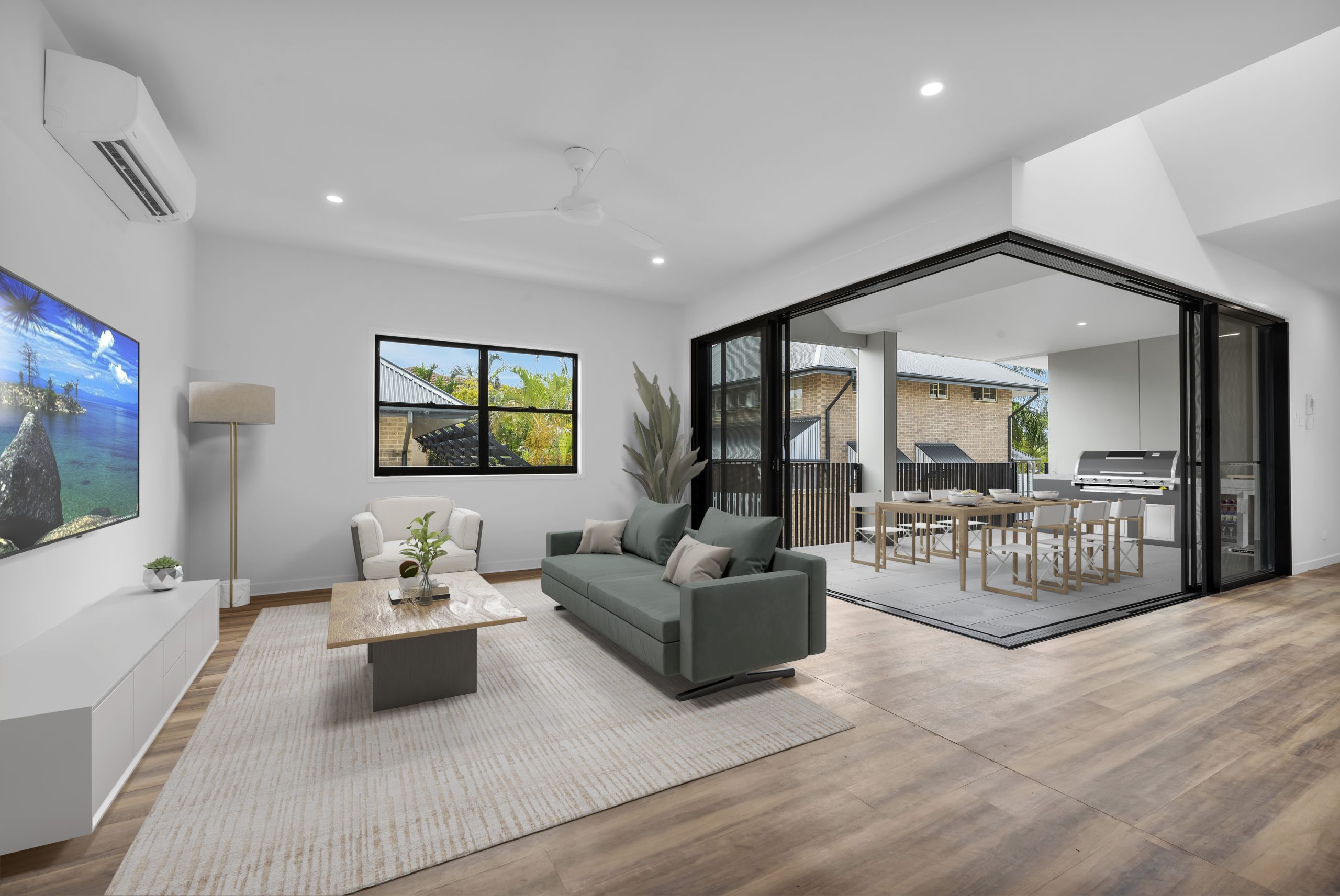 Completed images of the Ashgrove Residence, Madigoo | North Construction